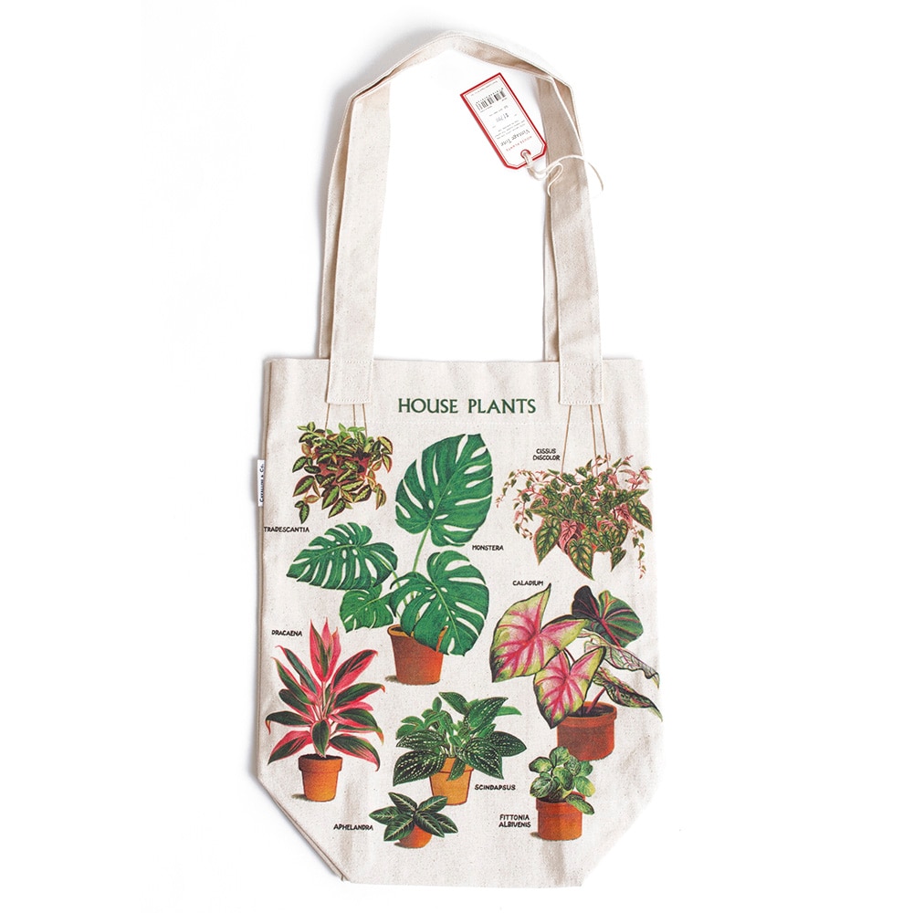 Cavallini, Tote, Art & School, Unisex, Canvas, House Plants, 572197